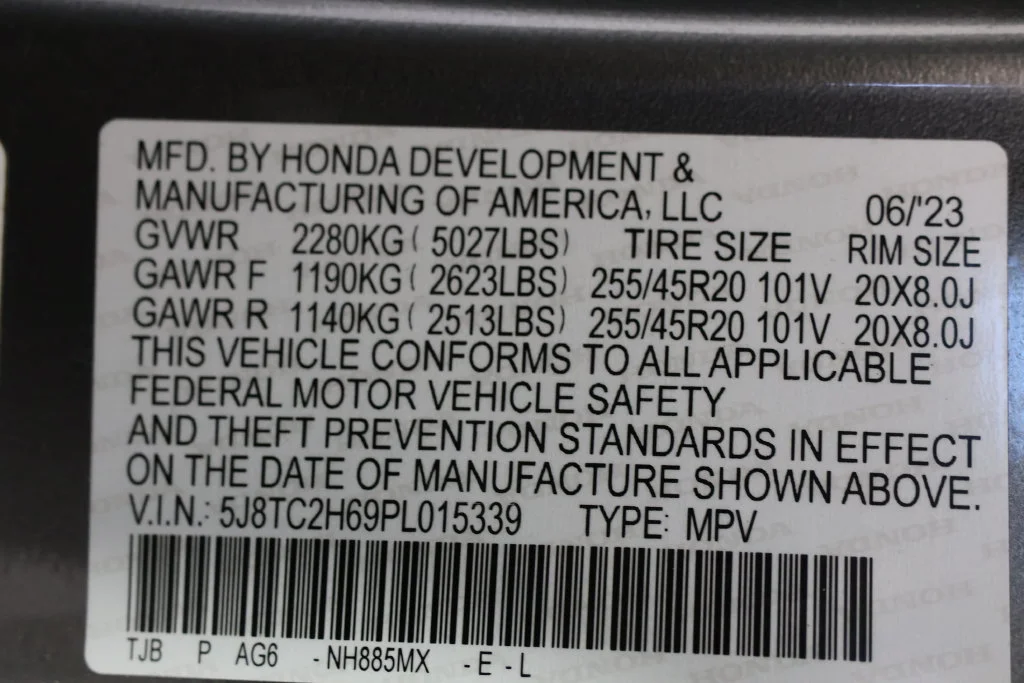 Used 2023 Liquid Carbon Metallic Acura A-Spec Package image 30