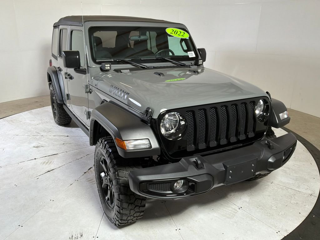 Certified Used 2022 Gray Jeep Unlimited Willys image 3