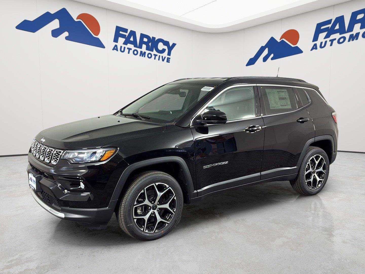 New 2026 Diamond Black Crystal Pearlcoat Jeep Limited image 1