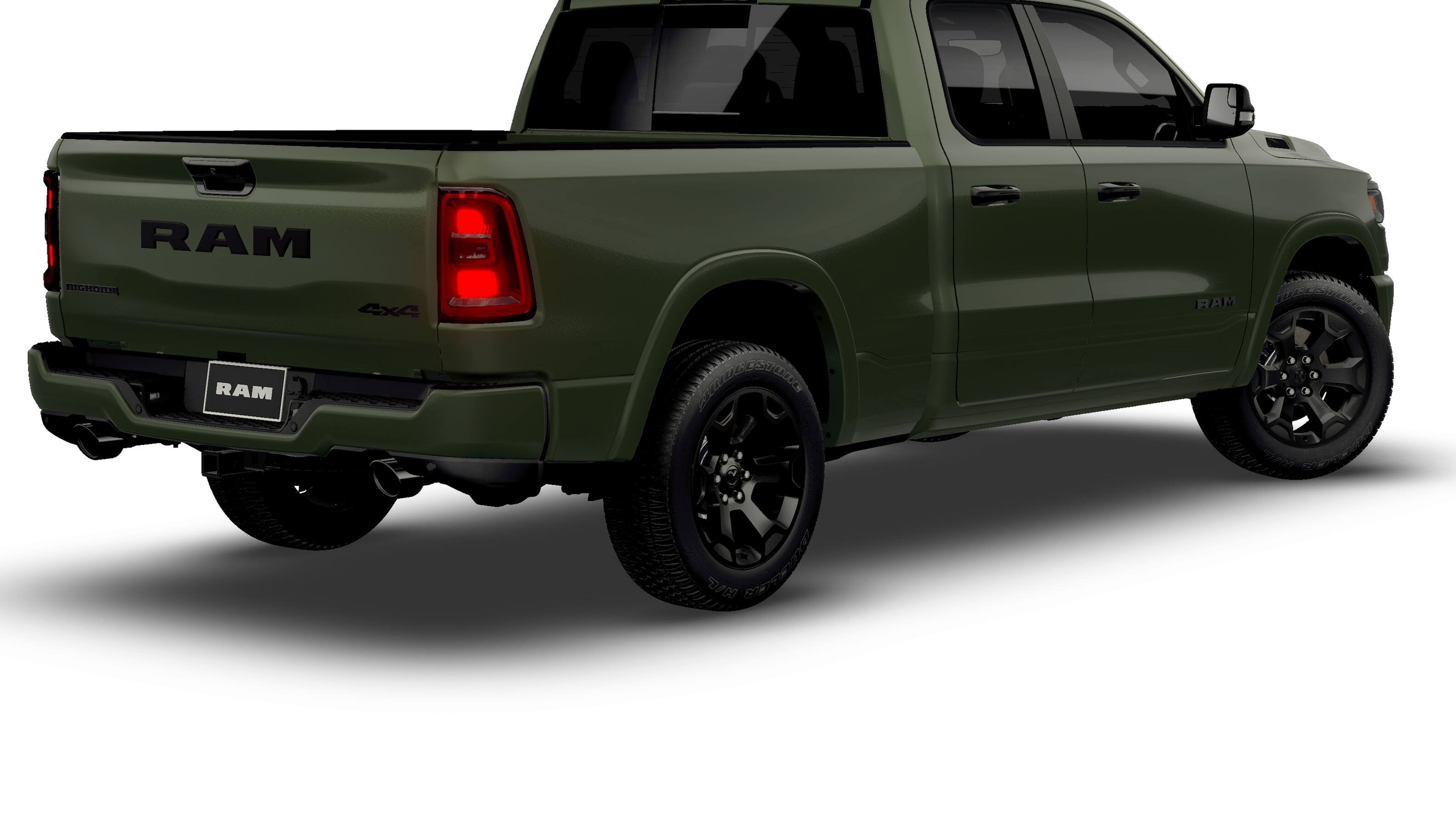 New 2026 Serrano-Green Metallic Exterior Paint RAM BIG HORN image 14