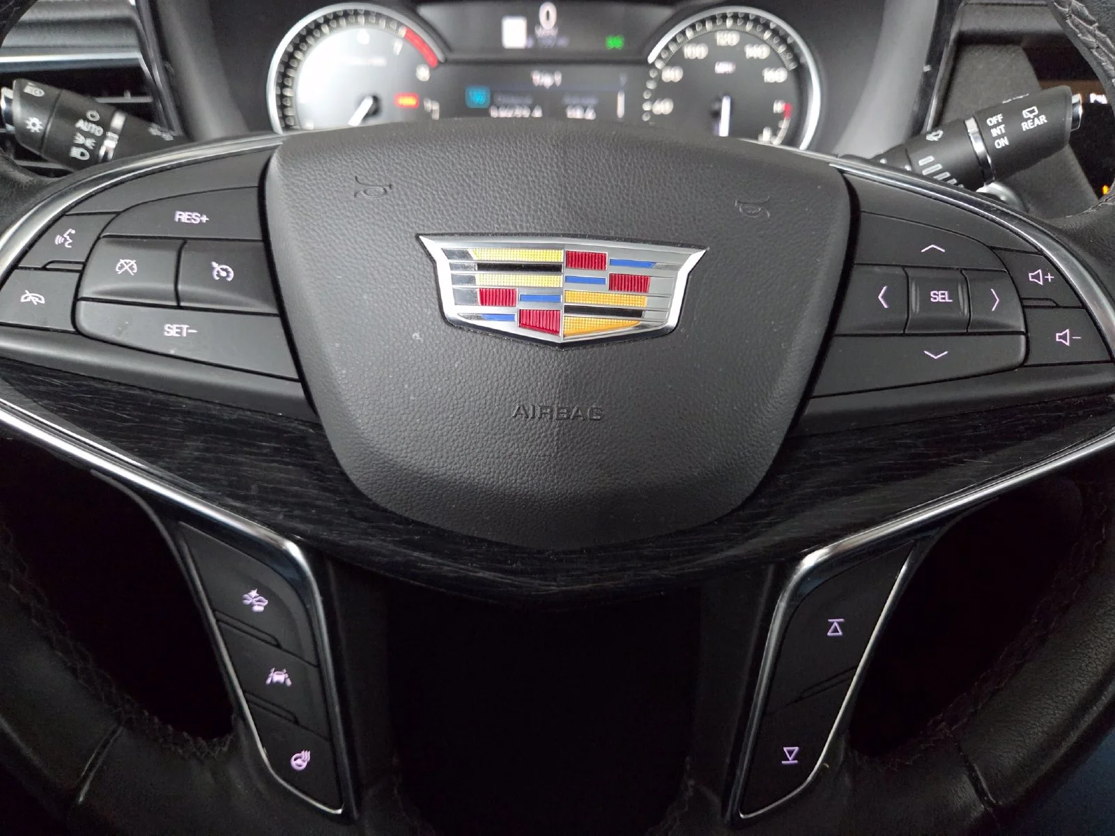 Used 2024 Stellar Black Metallic Cadillac Premium Luxury image 29