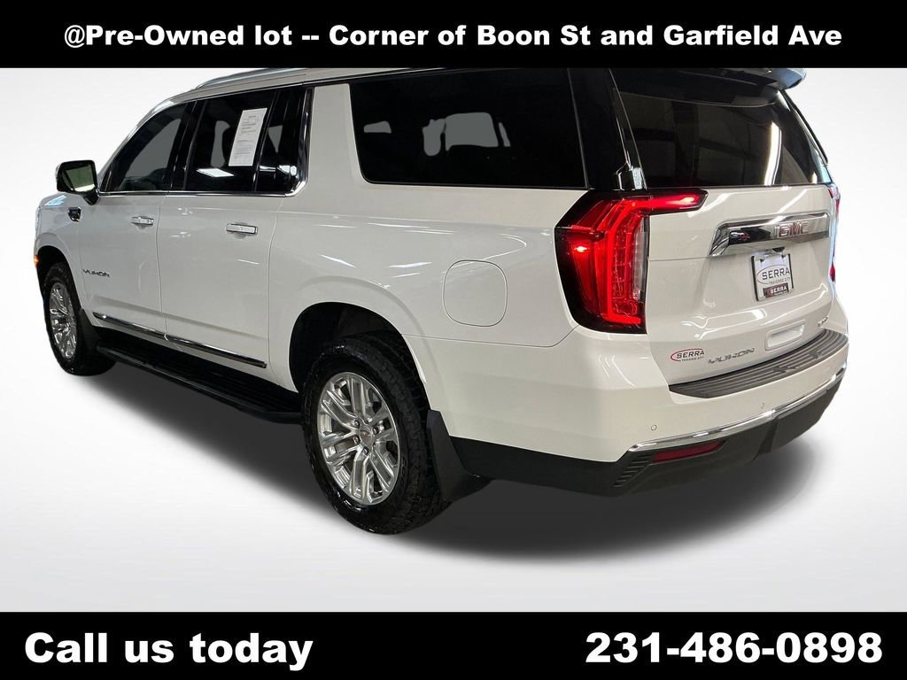 Used 2021 WHITE FROST TRICOAT GMC SLT image 3