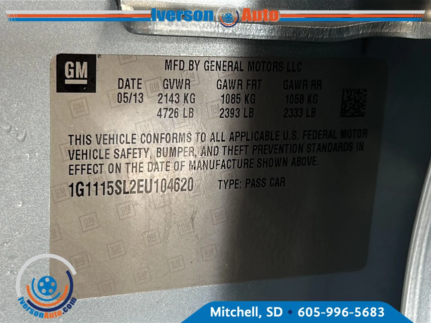 Used 2014 Silver Topaz Metallic Chevrolet LT image 12