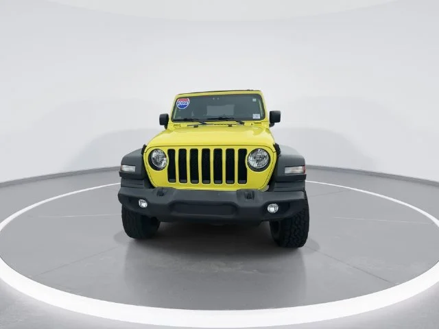 Used 2023 Yellow Jeep Sport image 2