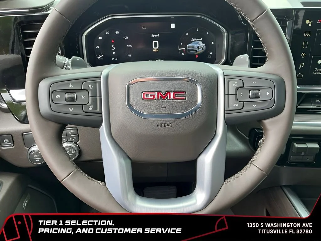 New 2026 Glacier White Tricoat GMC SLT image 37