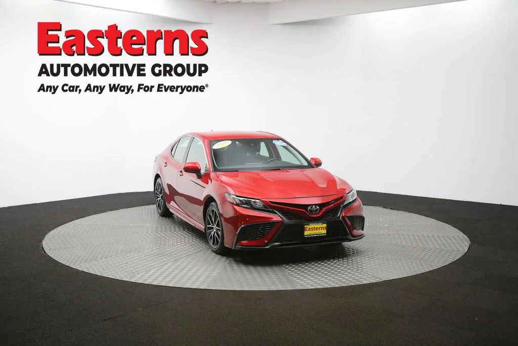 Used 2021 Red Toyota SE image 48