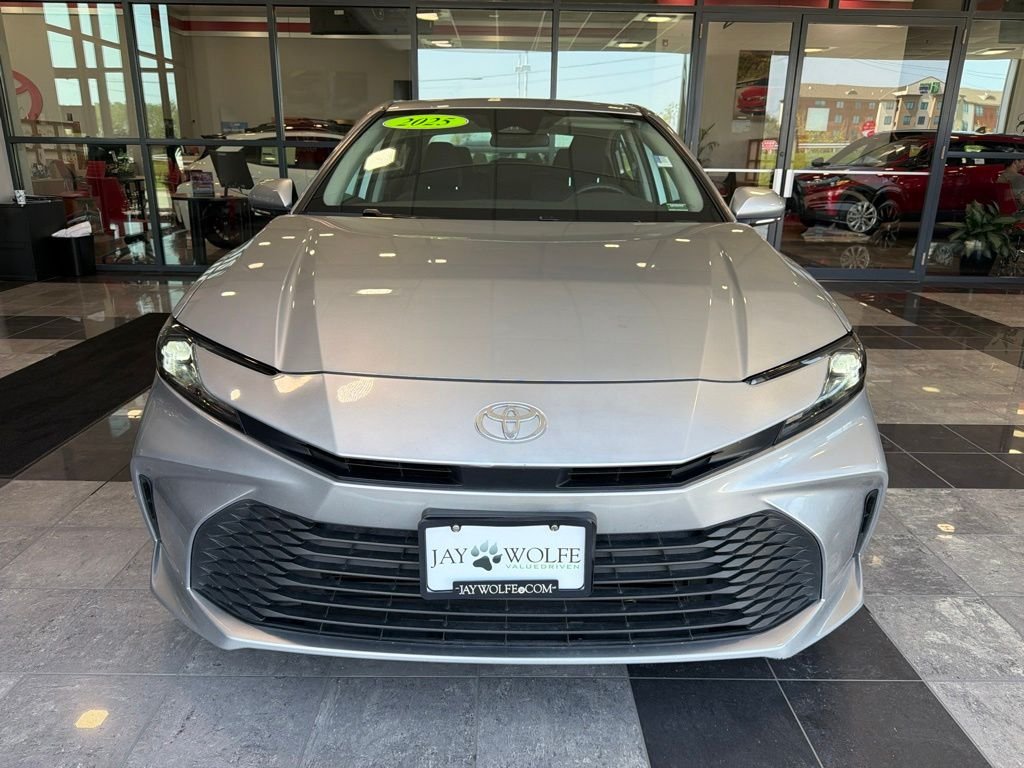 Certified 2025 Toyota Camry LE with VIN 4T1DAACK9SU129525 for sale in Kansas City