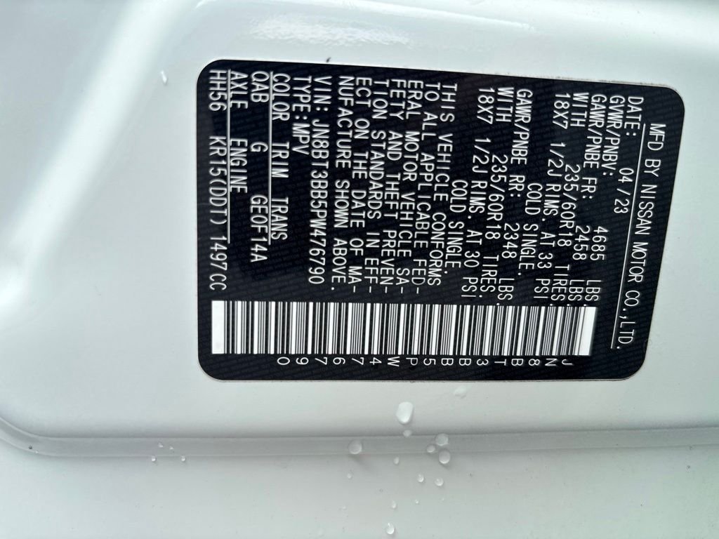 Used 2023 White Nissan SV image 11
