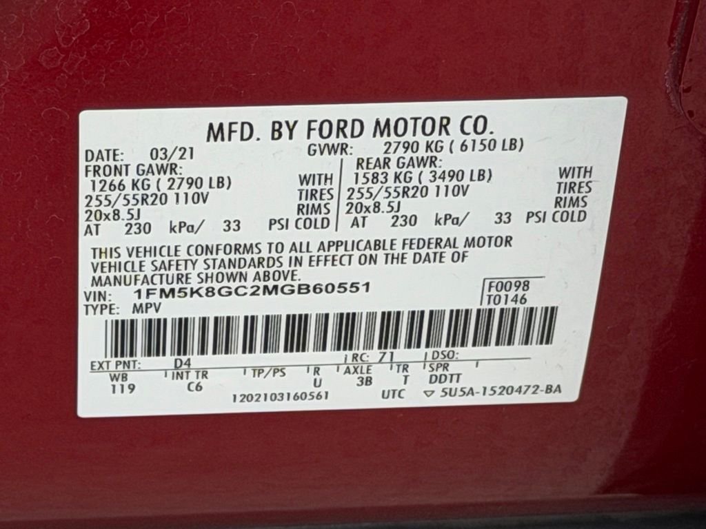 Used 2021 Red Ford ST image 39