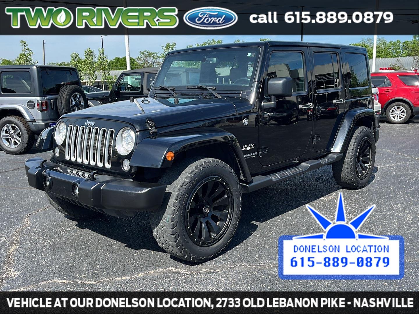 Used 2017 Black Clearcoat Jeep Sahara image 4
