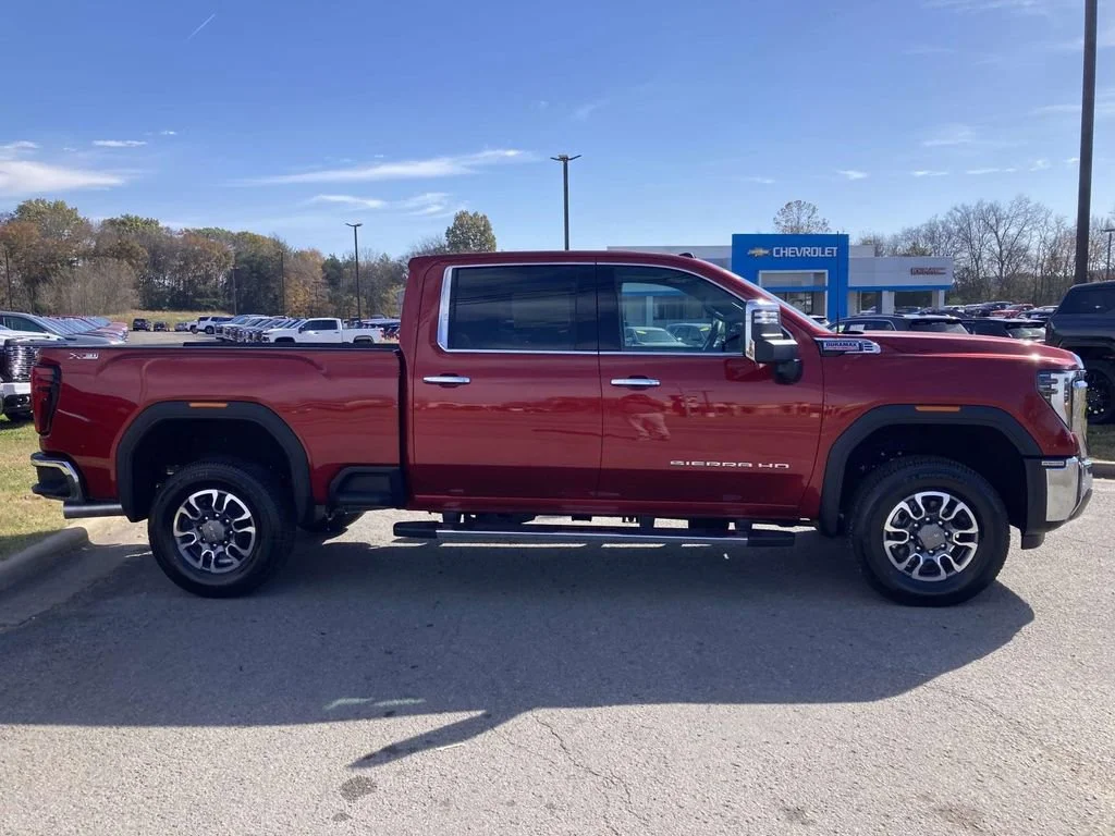 New 2026 Volcanic Red Tintcoat GMC SLT image 2