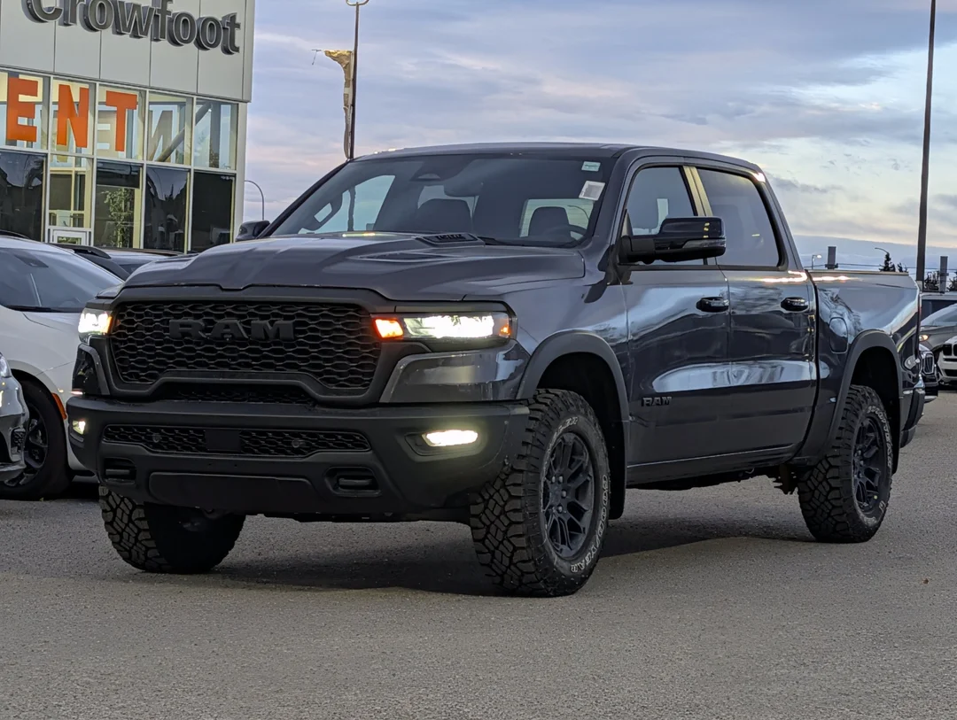 New 2026 Grey RAM Rebel - - 4x4 - Panoramic Sunroof - Surround View Camera - Ventilated Seats & More! image 4