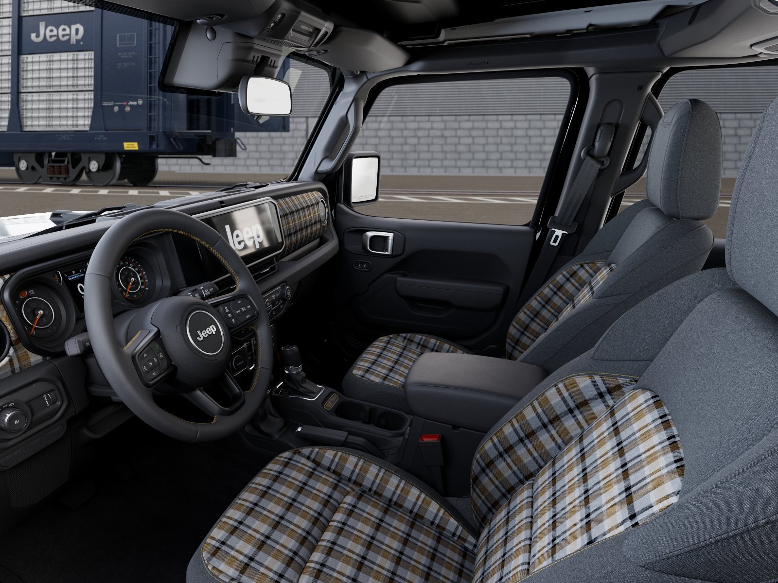 New 2026 Black Clear-Coat Exterior Paint Jeep 85th Anniversary Edition image 48