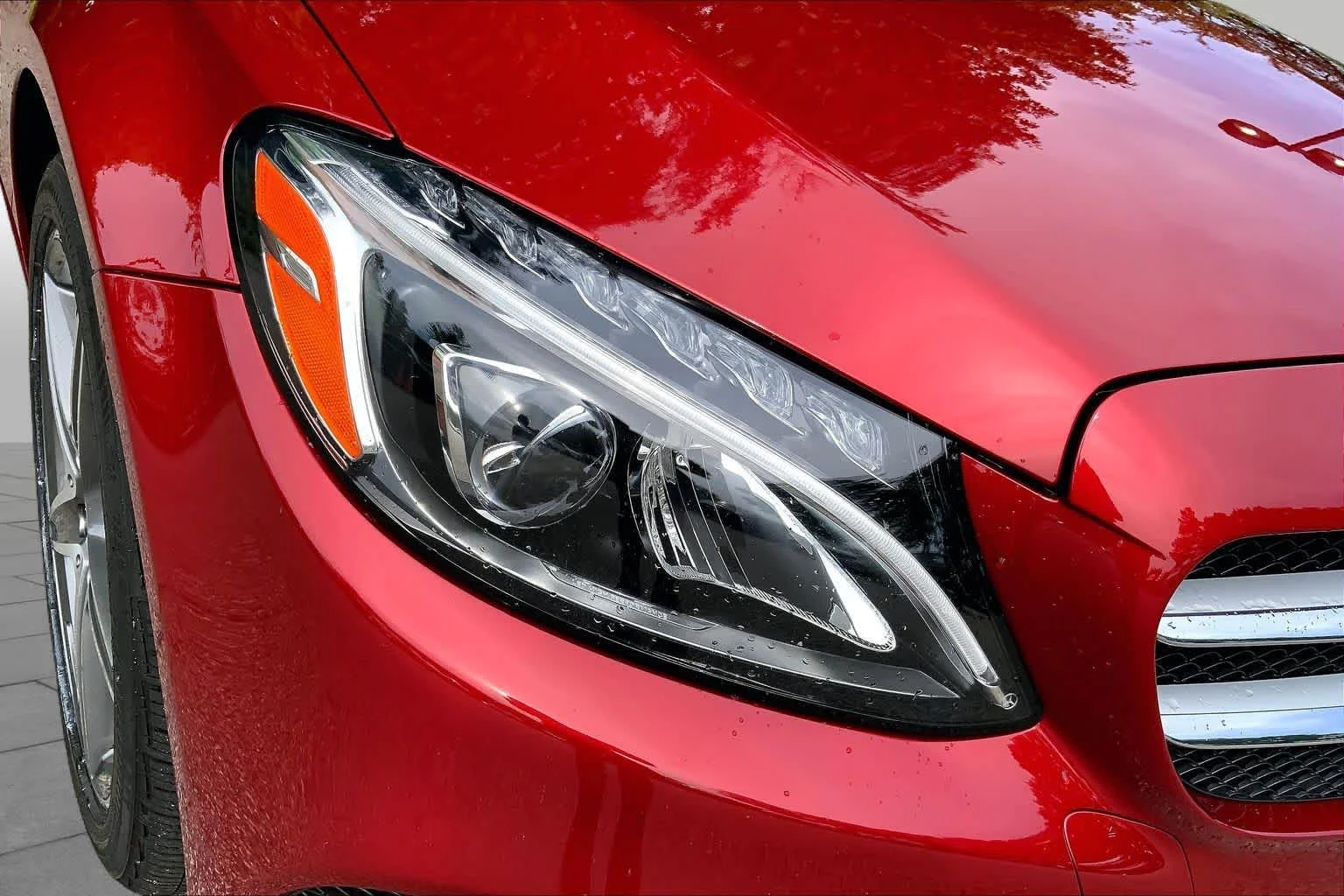 Used 2018 designo Cardinal Red Metallic Mercedes-Benz C 300 image 27