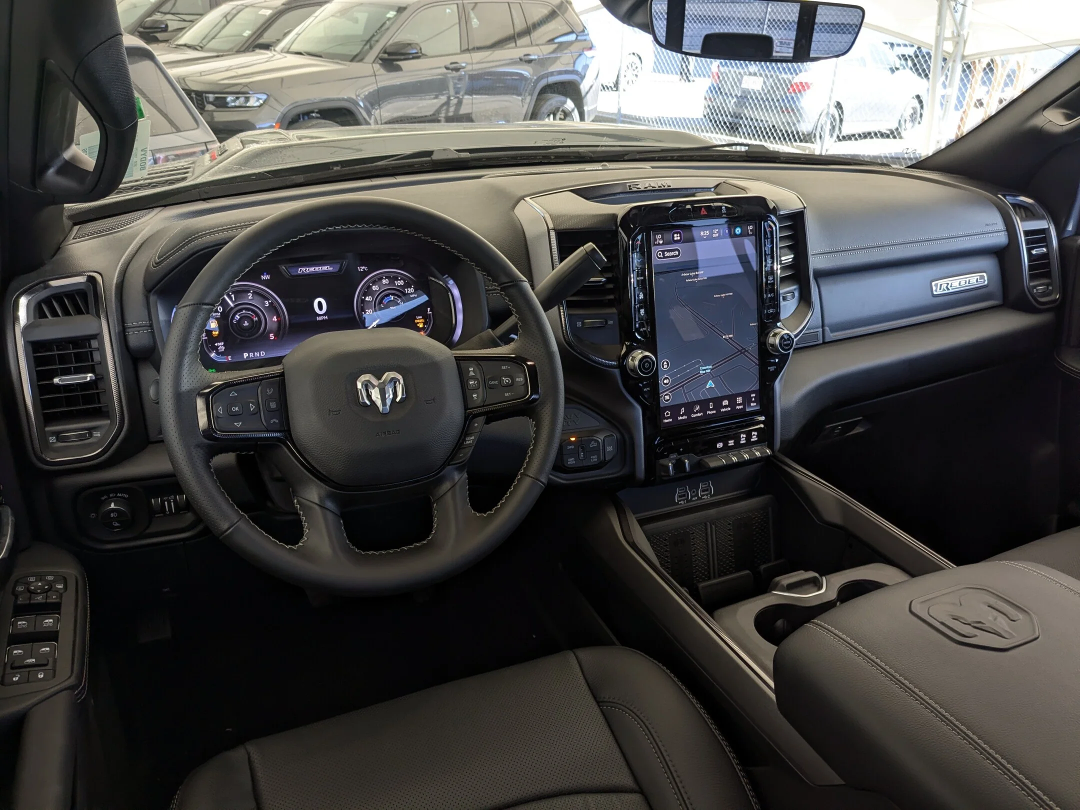 New 2026 Blue RAM Rebel - - Level 1 Grp - 5th Wheel/Gooseneck Prep - Ventilated Leather Seats - Alpine Audio & More! image 26