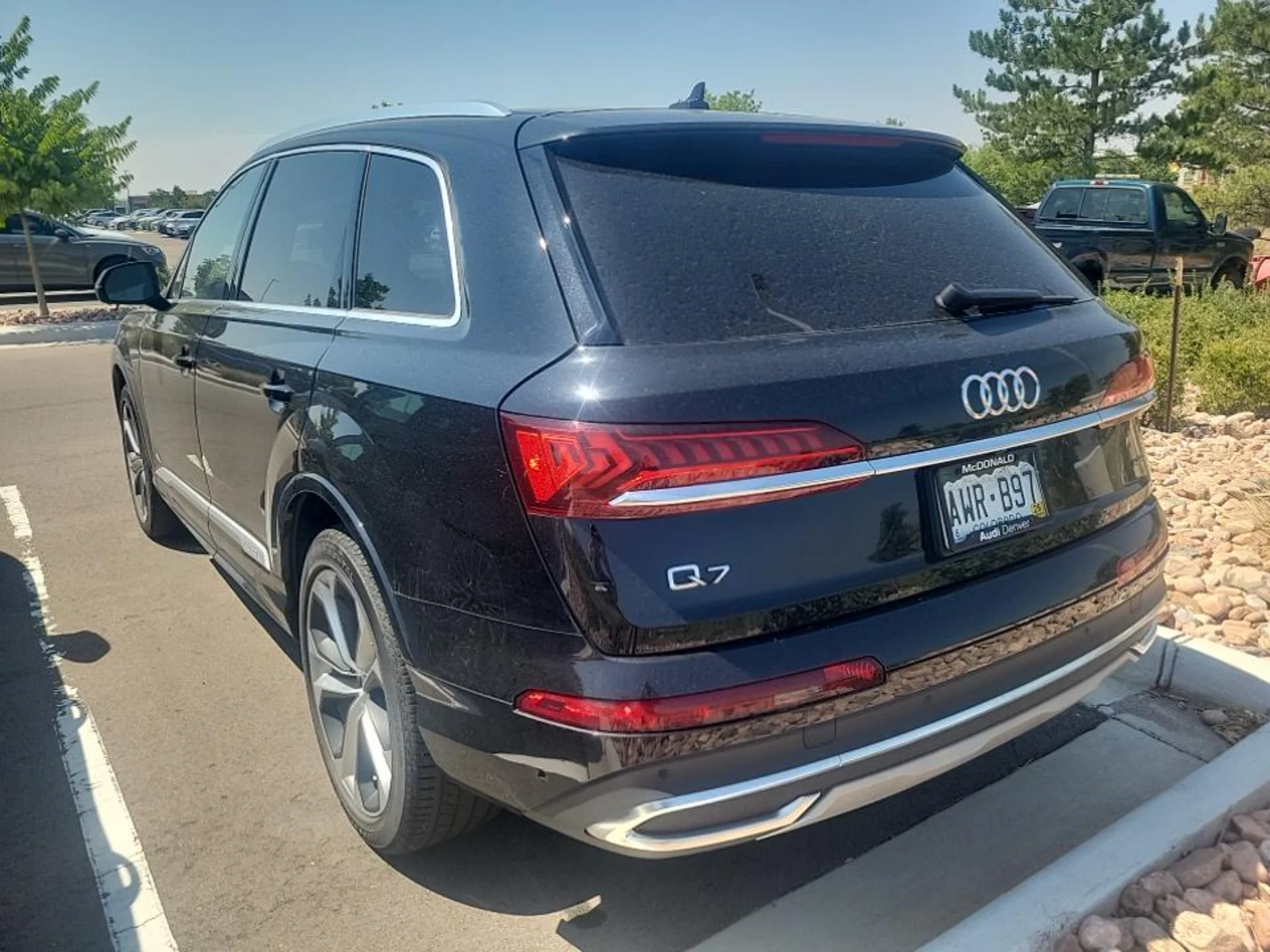 Used 2022 Mythos Black Metallic Audi Premium Plus image 3