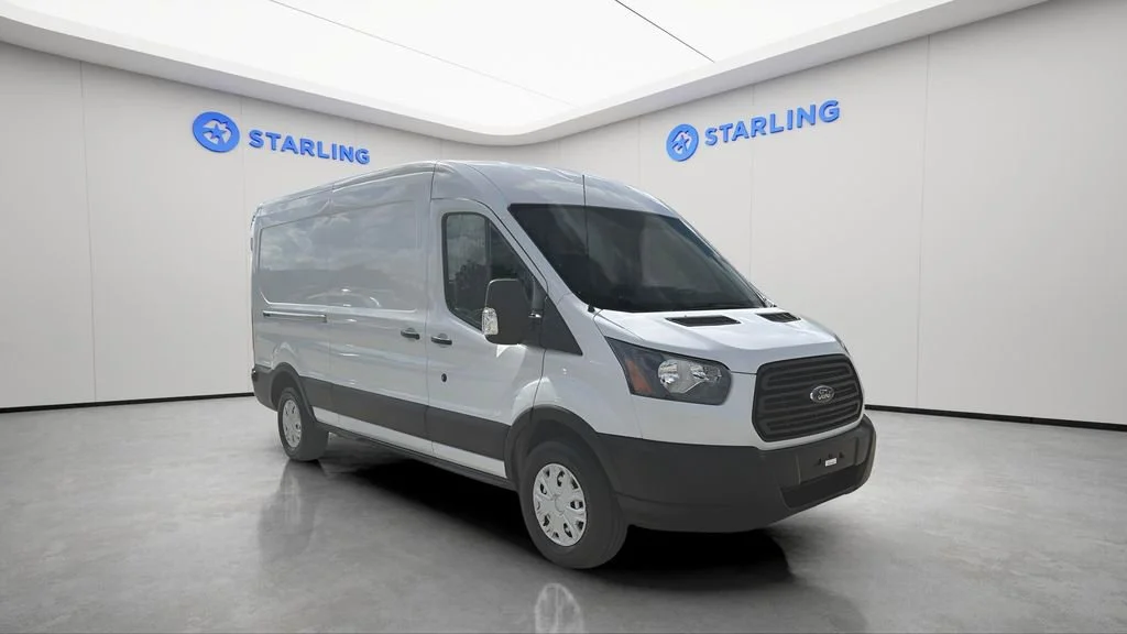 Used 2019 White Ford T-150 148" Med Rf 8600 GVWR Sliding RH Dr image 13