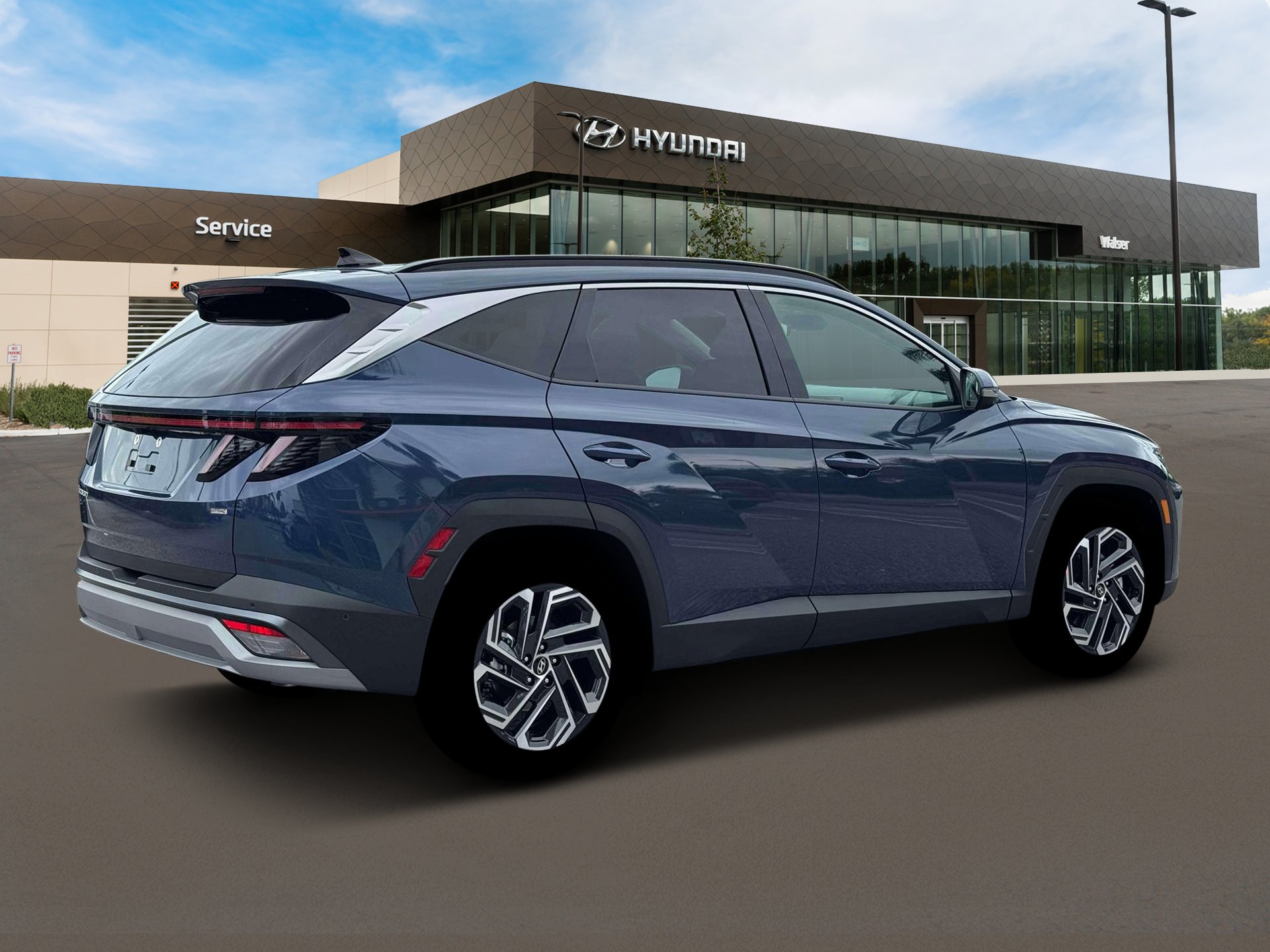 New 2026 Atlantis Blue Hyundai Limited AWD image 9