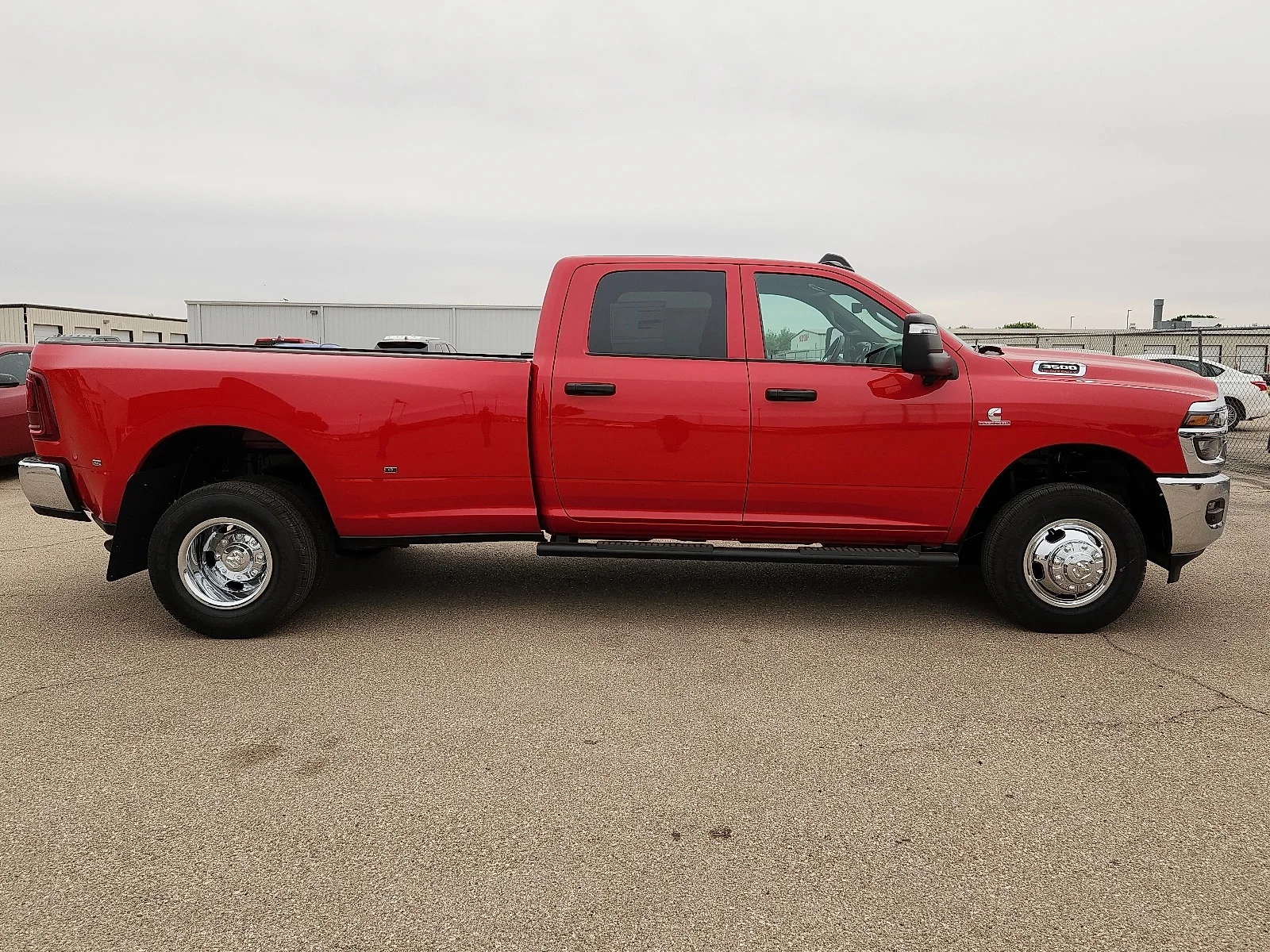 New 2026 Flame Red Clear-Coat  Paint Ram TRADESMAN CREW CAB 4X4 8