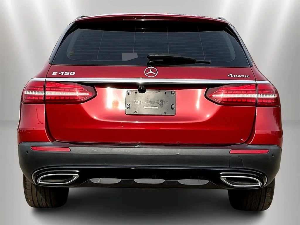 Used 2021 designo Cardinal Red Metallic Mercedes-Benz E 450 image 5