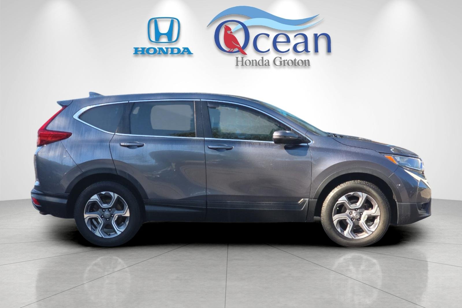 Used 2018 Honda CR-V EX-L with VIN 7FARW2H87JE095899 for sale in Groton, CT