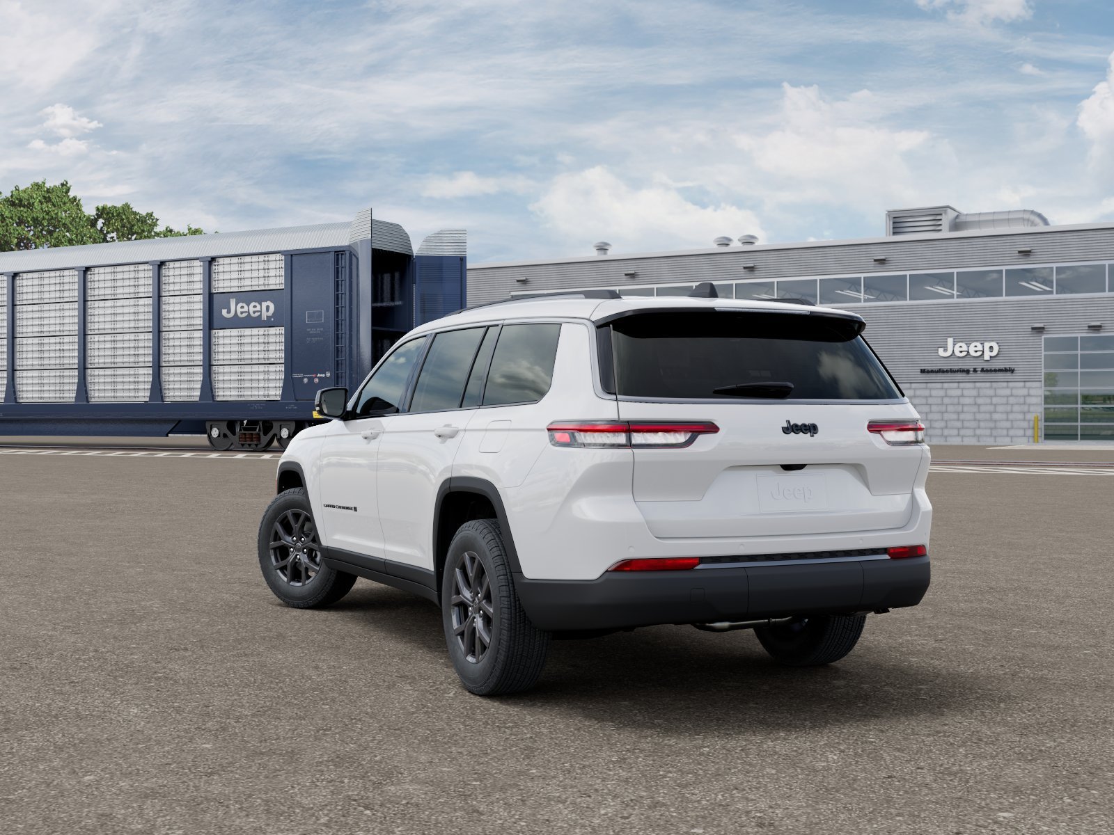 New 2027 Bright White Clear-Coat Paint Jeep Laredo Altitude image 3