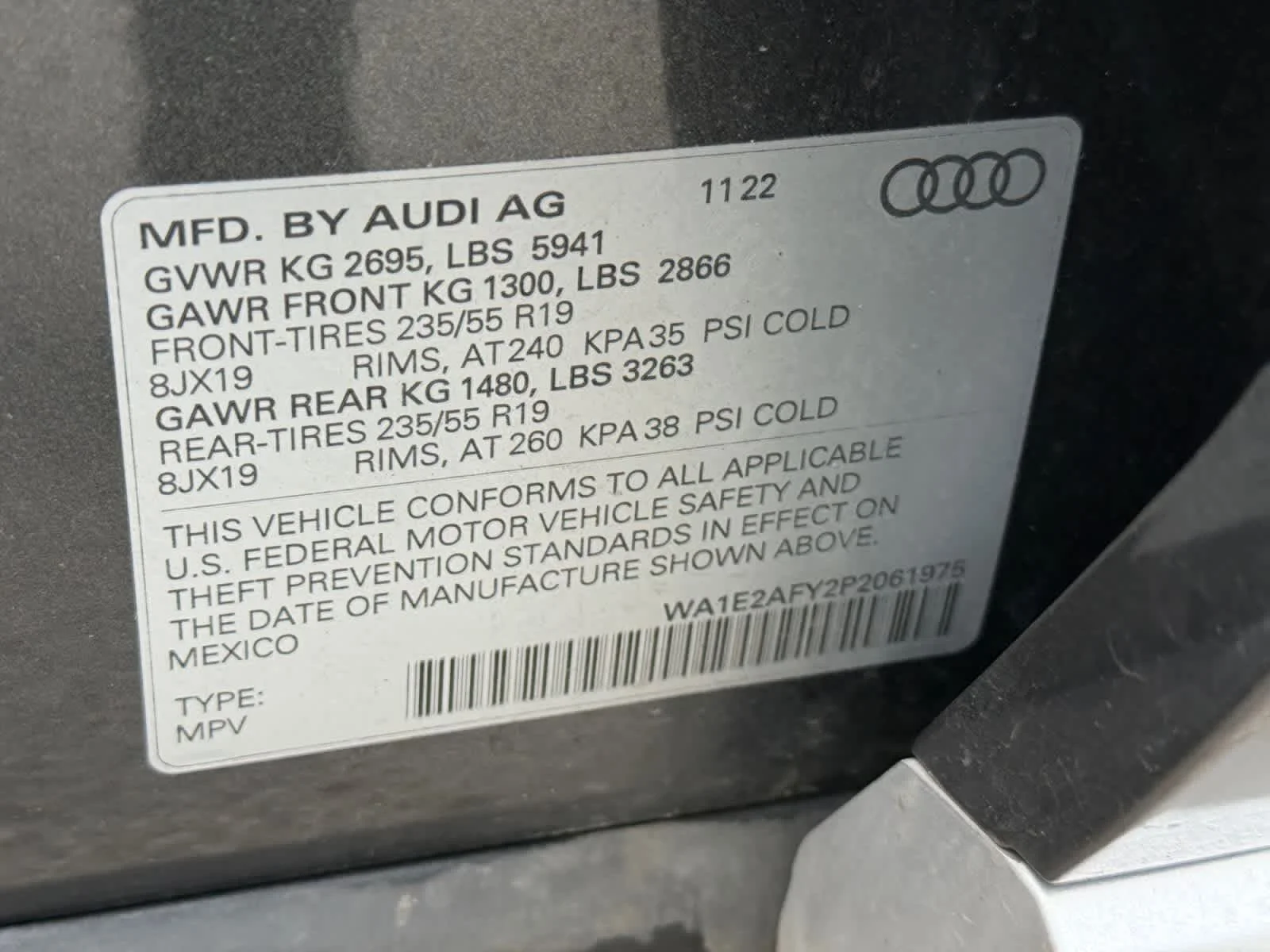 Used 2023 Daytona Gray Pearl Effect Audi S line Premium Plus image 25