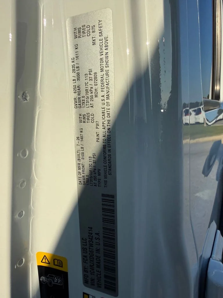 New 2026 Bright White Clear-Coat Exterior Paint Jeep Willys image 26
