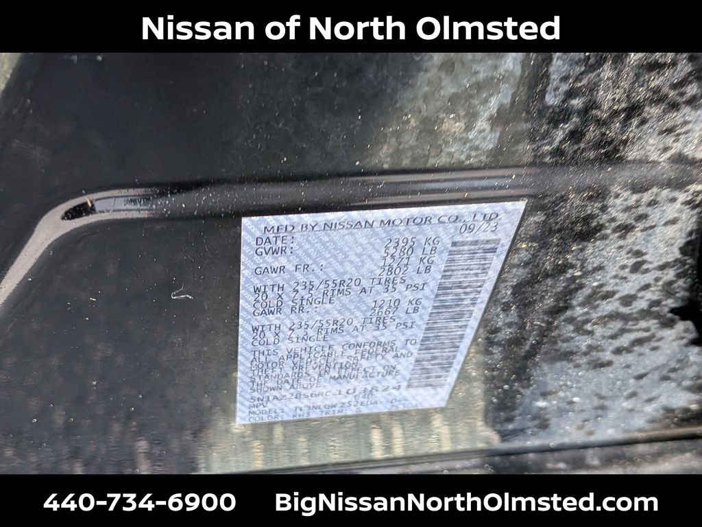 Certified Used 2024 Super Black Nissan SV image 31
