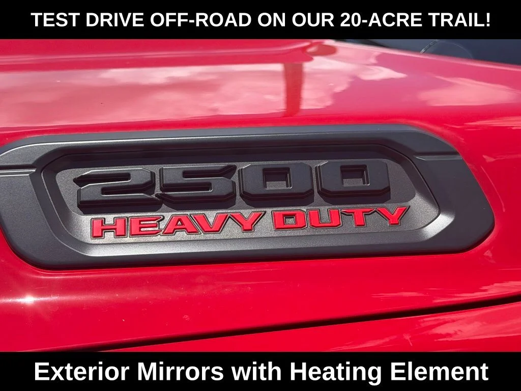 New 2026 Flame Red Clear-Coat Exterior Paint RAM Big Horn image 35