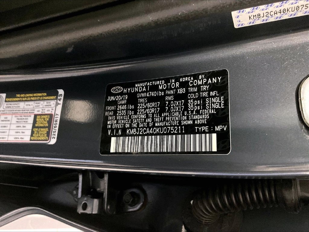 Used 2019 Blue Hyundai SE image 34