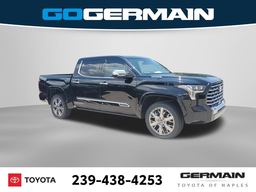 New 2026 Midnight Black Metallic Toyota Tundra Capstone image 5