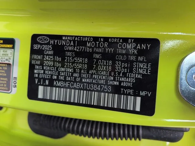 Used 2026 Yellow Hyundai SEL Sport image 29