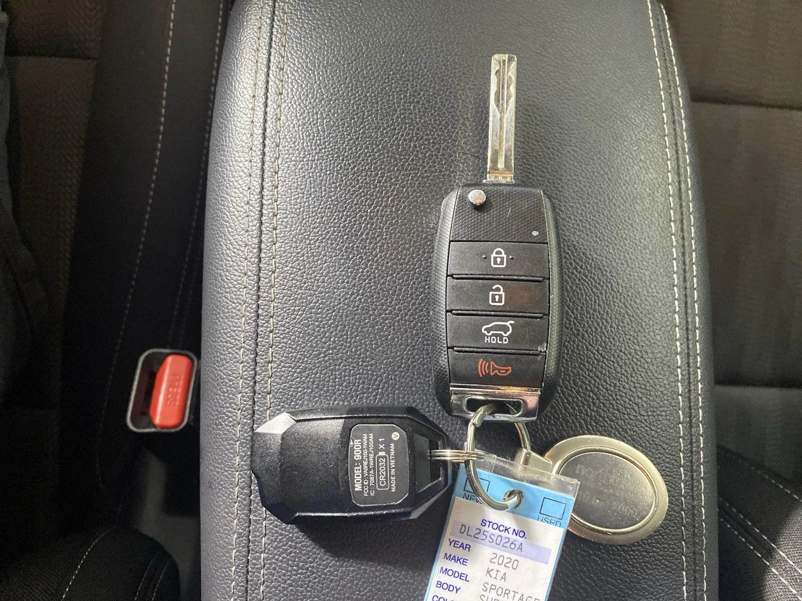 Used 2020 Black Cherry Kia LX image 22