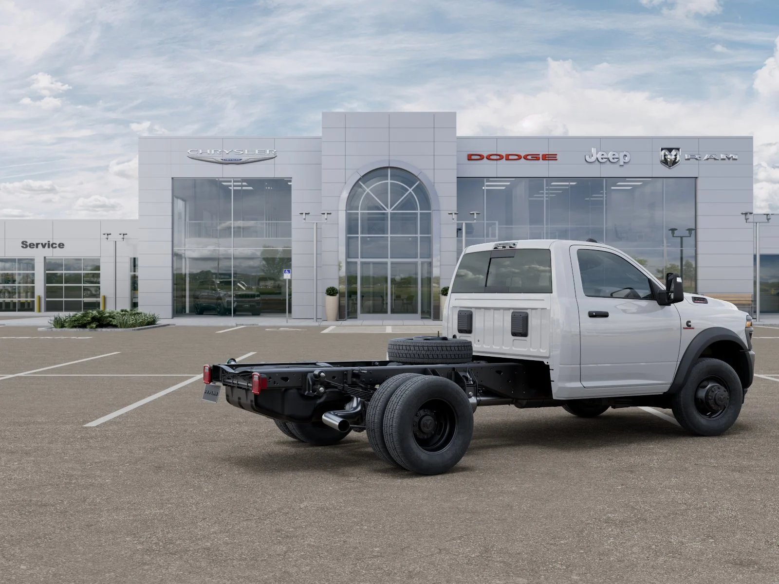 New 2025 Bright White Clearcoat RAM Tradesman image 33