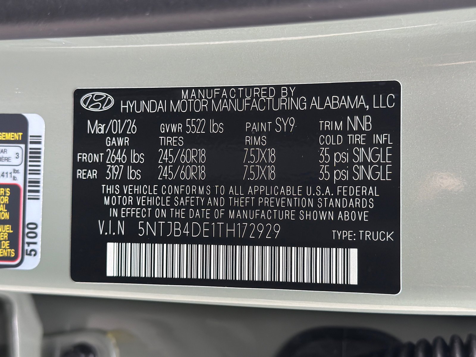 New 2026 Sage Gray Hyundai SEL image 26