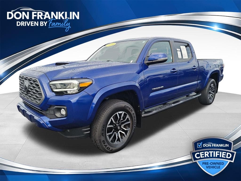 Certified Used 2023 Blue Toyota TRD Sport image 1