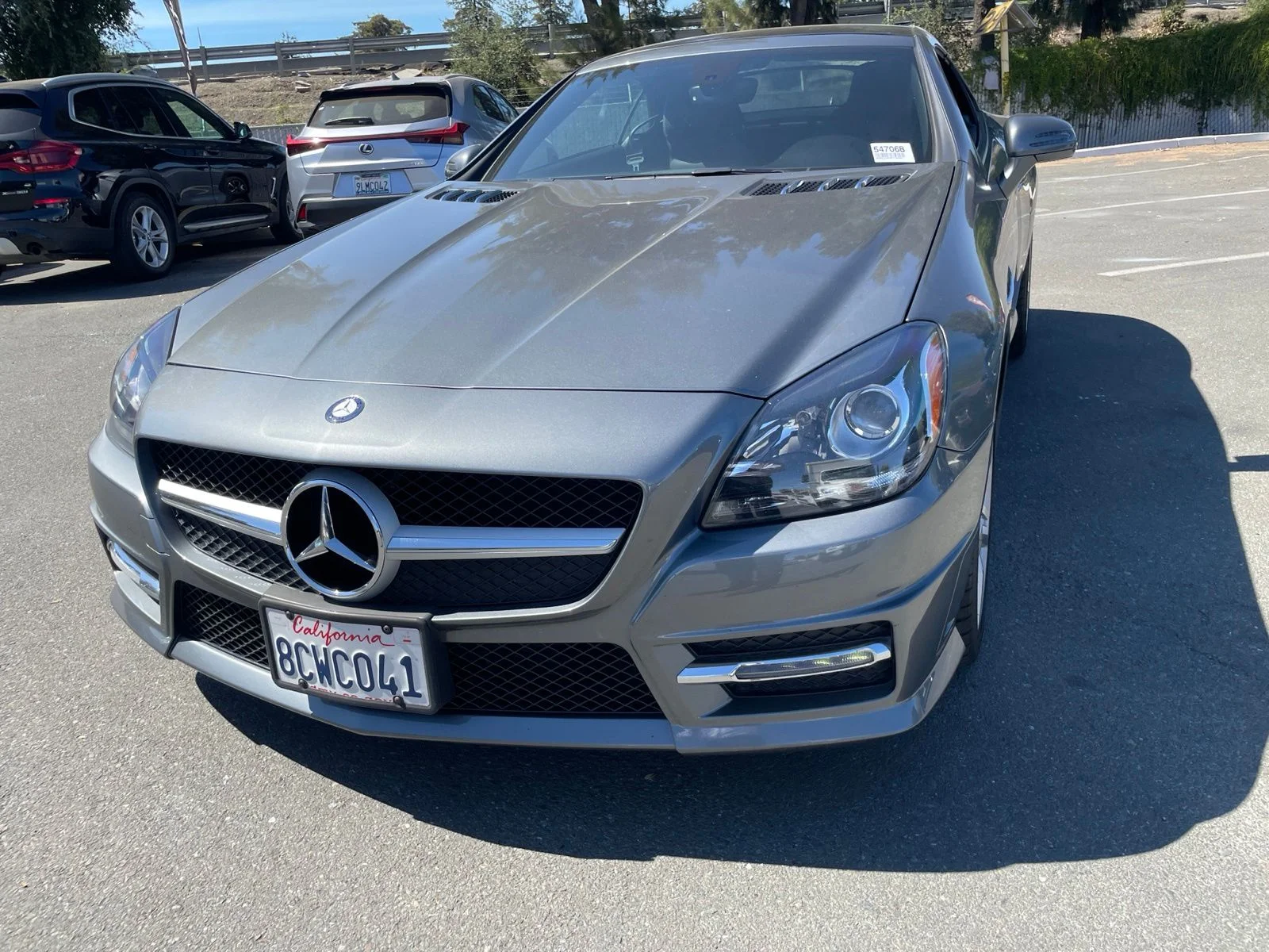 Used 2016 Iridium Silver Metallic Mercedes-Benz SLK 300 image 2