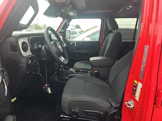 Used 2025 Firecracker Red Clearcoat Jeep Sahara image 7