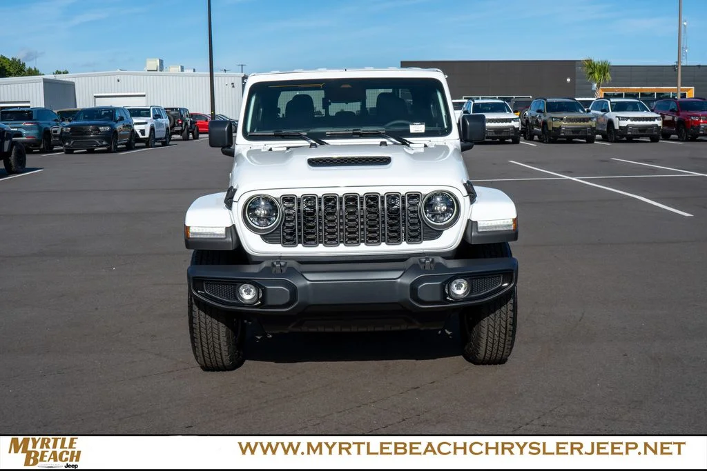 New 2026 Bright White Clear-Coat Exterior Paint Jeep Sport S image 9