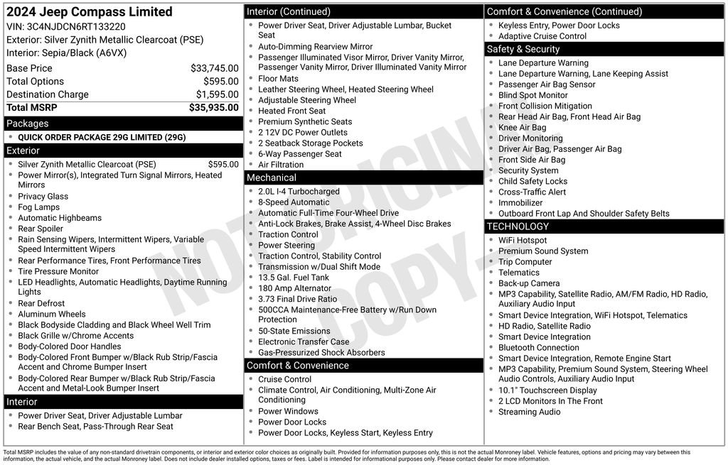 Used 2024 Silver Jeep Limited image 9
