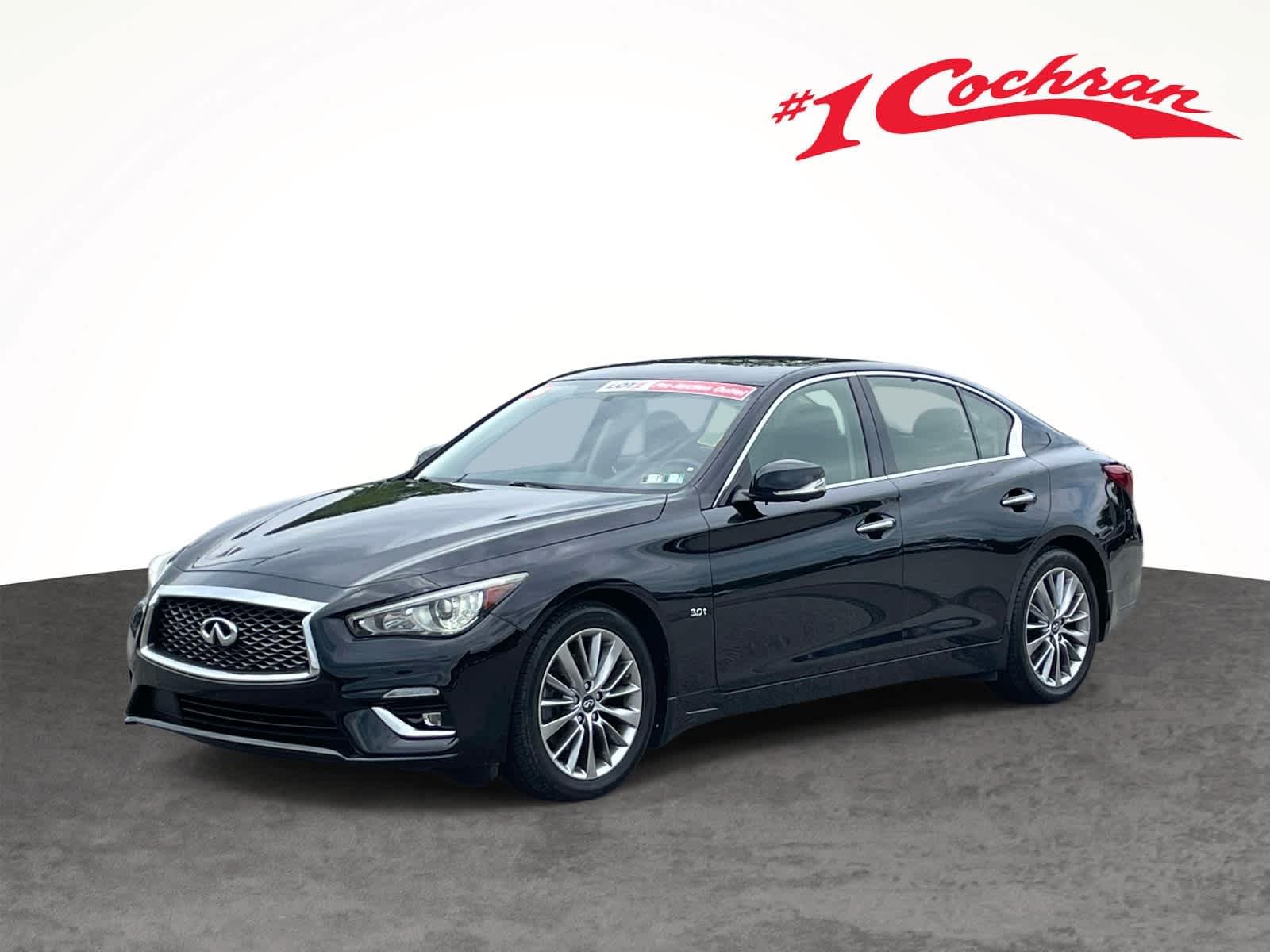 Used 2018 Black Obsidian INFINITI 3.0t LUXE image 11