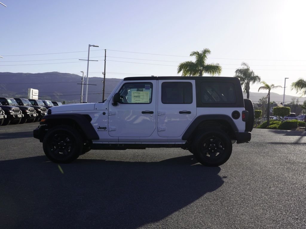 New 2026 Bright White Clear-Coat Exterior Paint Jeep Sport image 6