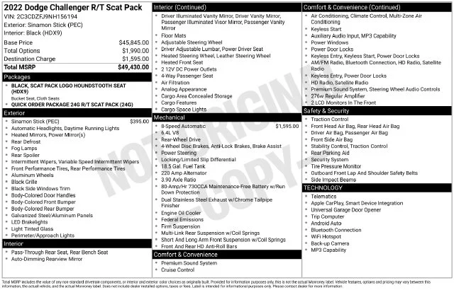 Used 2022 Orange Dodge R/T Scat Pack image 31
