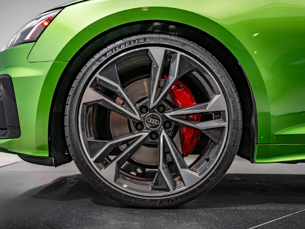 Used 2023 Java Green Metallic Audi Premium Plus image 10