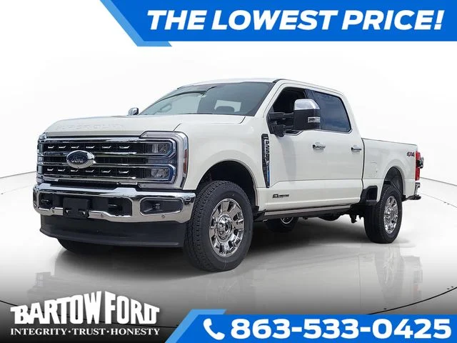 New 2026 White Metallic Ford Lariat image 1