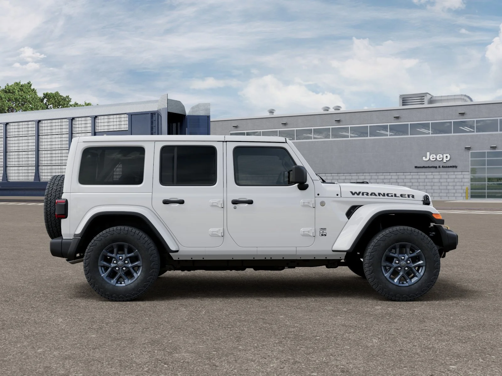 New 2026 Bright White Clear-Coat Exterior Paint Jeep 85th Anniversary Edition image 34