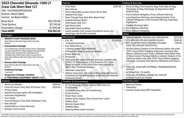 Used 2023 Black Chevrolet LT image 5