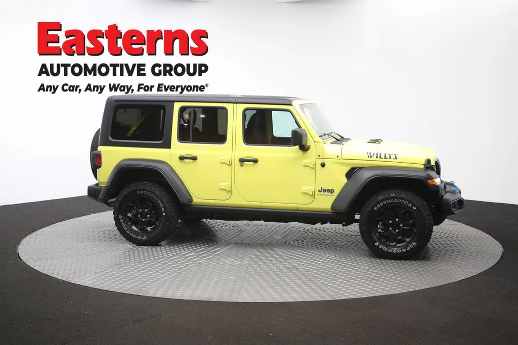 Used 2023 Yellow Jeep Willys 4xe image 46
