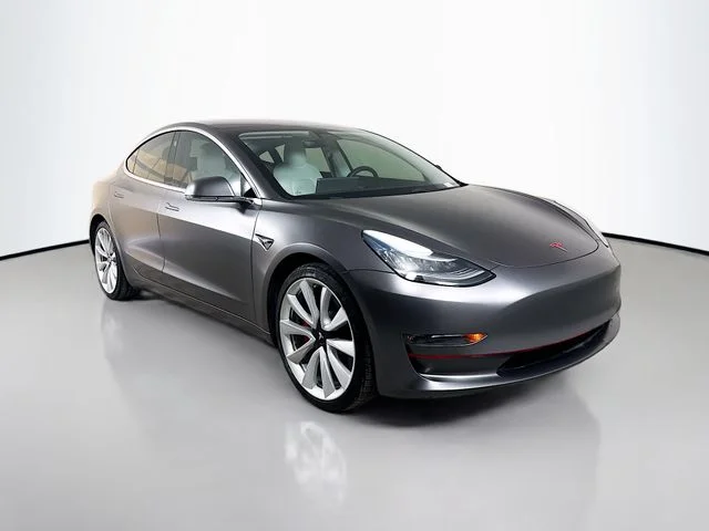 Used 2018 Gray Tesla Performance image 3